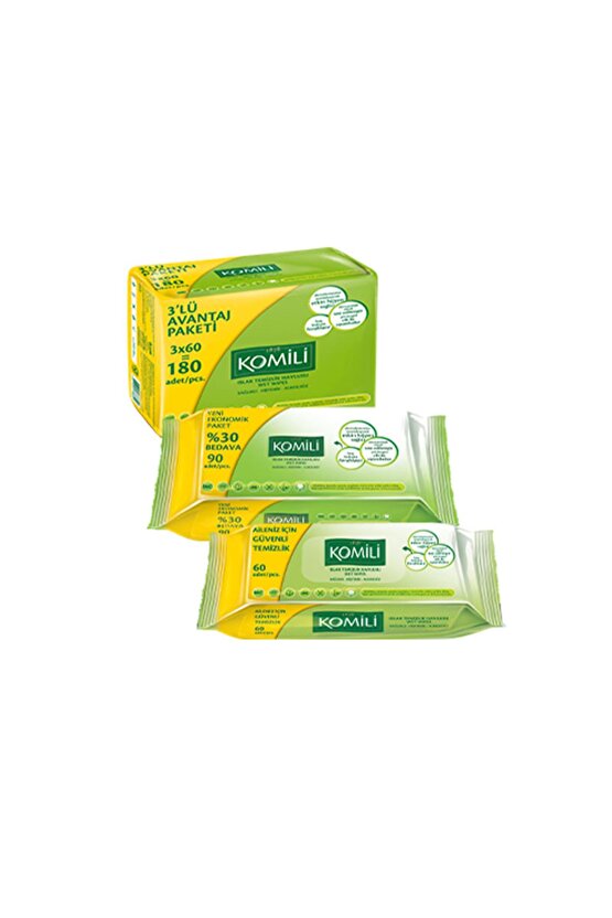 Islak Havlu 3x60lı