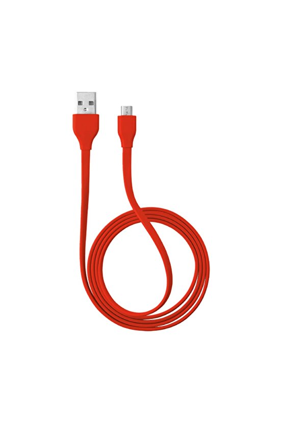 20137 Urban Flat Micro Usb 1m Kablo,kırmızı
