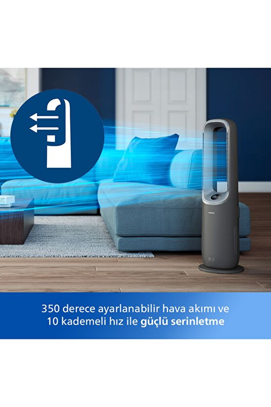 8000 Serisi Air Performer 3in1 Hava Temizleme Cihazı, 270 m3sa Temiz Hava Hızı, AMF87015