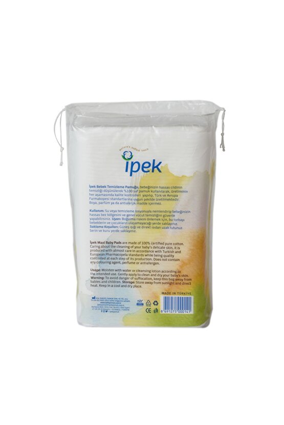 Ipek Maxi Bebek Temizleme Pamuğu 60lı 30 Paket