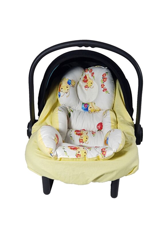 Puset Örtüsü, Puset Çarşafı, Ortopedik Puset Minderi 3 Lü Set BRİMİ COLLECTİON
