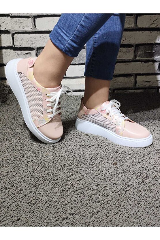 %100 HAKİKİ DERİ SPOR AYAKKABI (SNEAKERS)