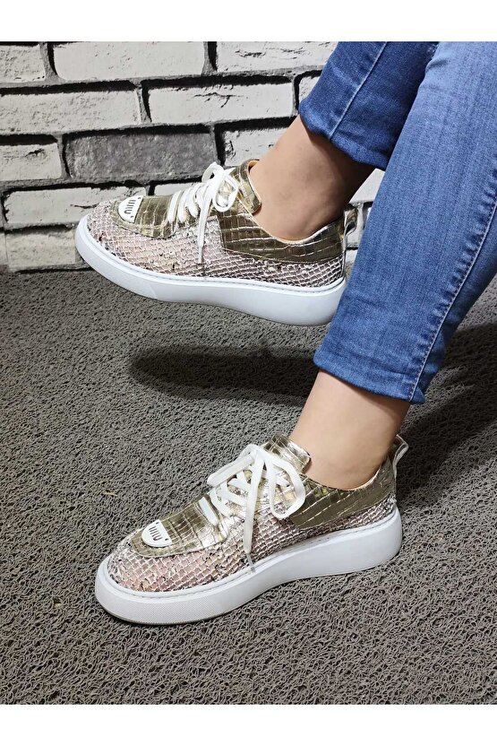 %100 HAKİKİ DERİ SPOR AYAKKABI (SNEAKERS)
