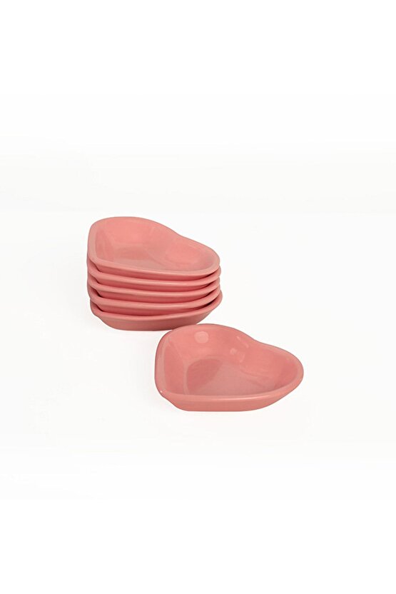 Pembe Kalp Çerezlik  Sosluk 14 Cm 6 Adet 550