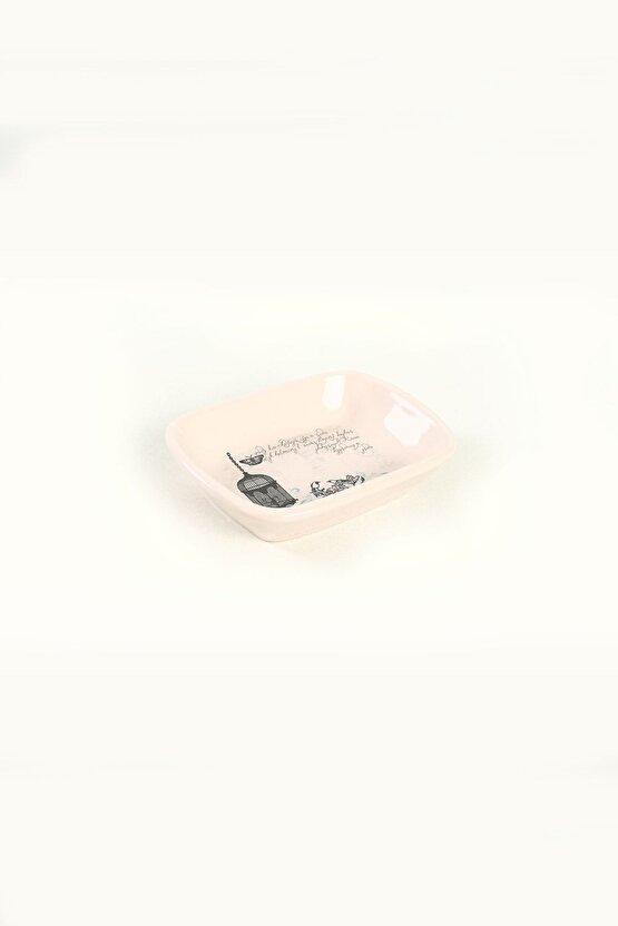 Retro Dikdörtgen Çerezlik  Kayık 13 Cm 6 Adet