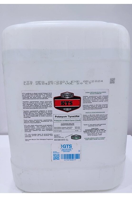 Gübre Tessenderlo Kerley 20 Lt