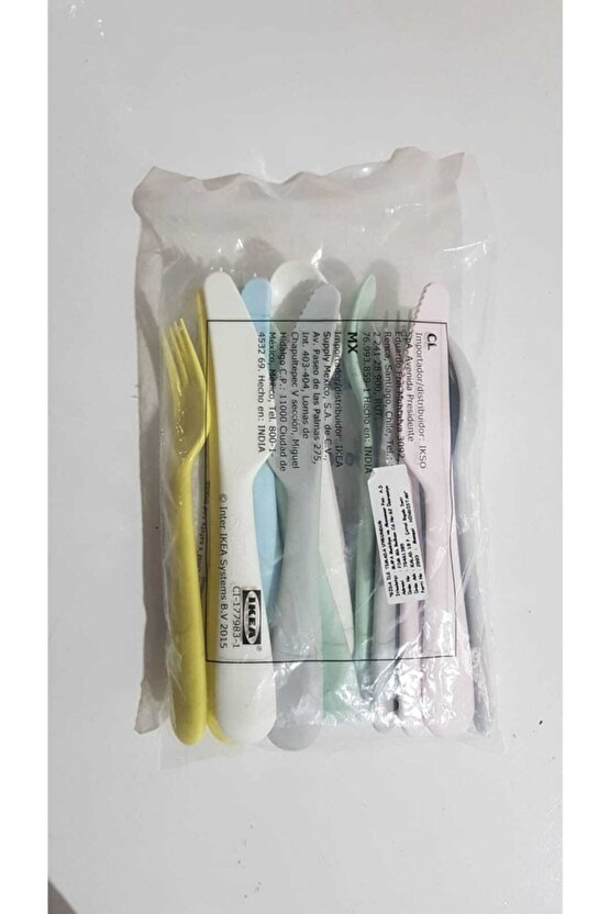 Bebek & Çocuk Çatal Kaşık Bıçak Set Kalas Ikea - 18 Adet