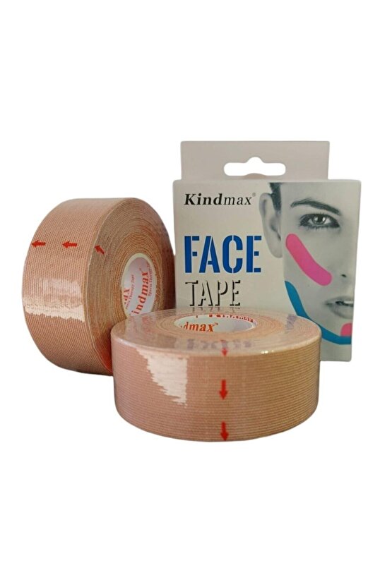 KINDMAX YÜZ GERME BANDI 2,5CM  * 5 METRE  KUTU İÇERİSİNDEN 2 ADET ÇIKAR