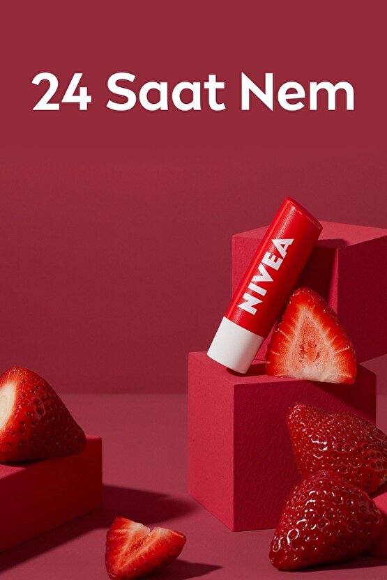 Fruity Shine Çilek Dudak Koruyucu-