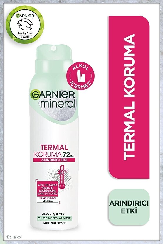 Mineral Termal Koruma Sprey Deodorant 3lü Set