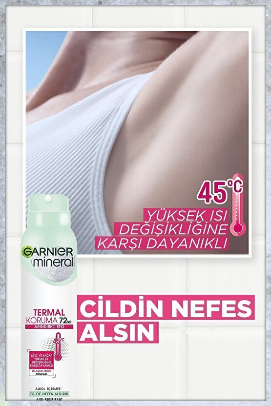 Mineral Termal Koruma Sprey Deodorant 3lü Set
