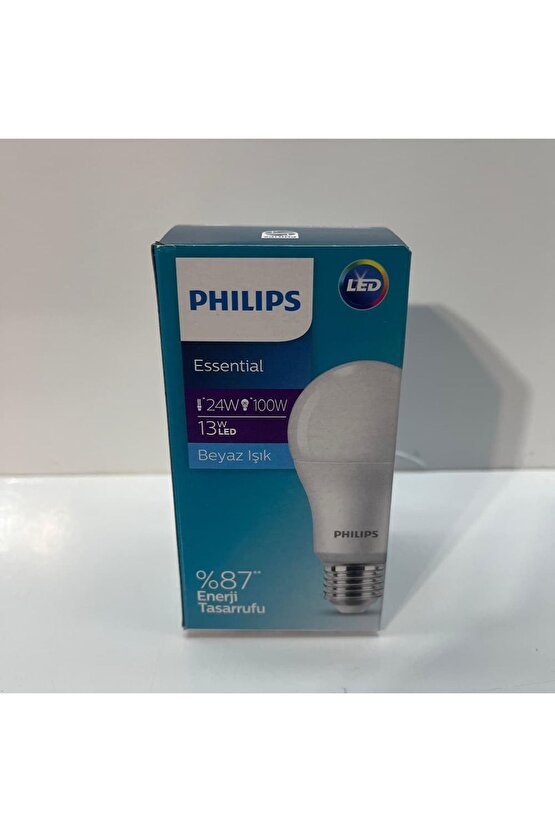 Essential 13 W 6500k Beyaz Işık E27 Led Ampul 2 Adet