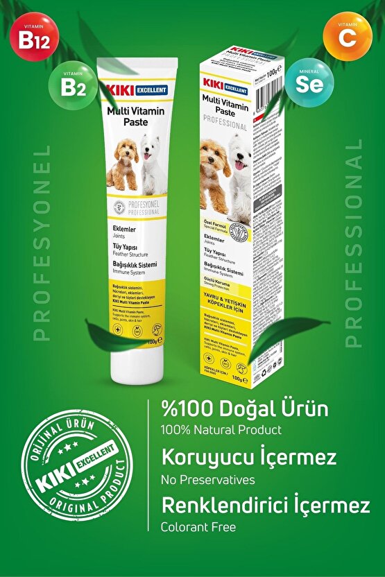 köpek multi vitamin paste macun 100 gr. kd301