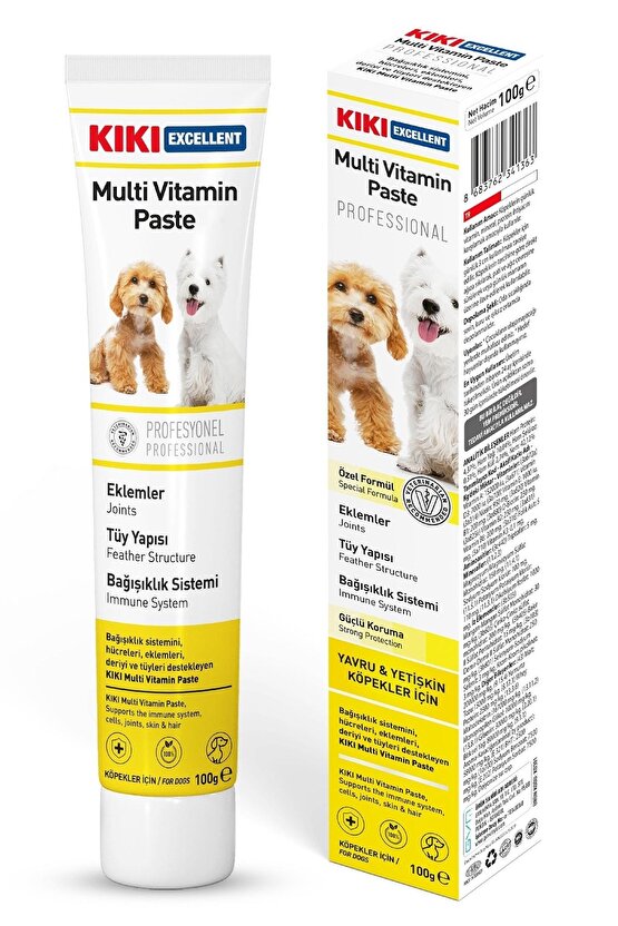 köpek multi vitamin paste macun 100 gr. kd301