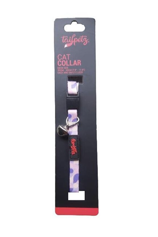 Cat Collar Easy & Safety Lock Kedi Boyun Tasması Lavender