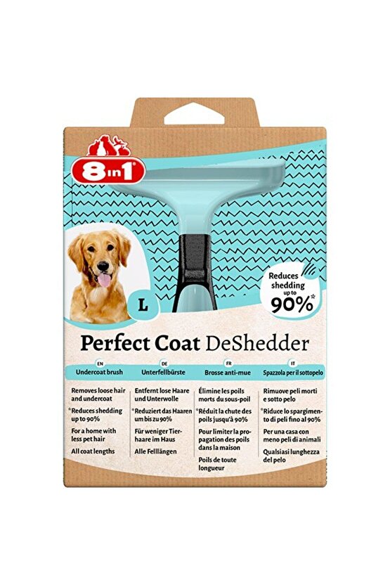 8 in 1 Perfect Coat Köpek Tüy Toplayıcı Tarak Large