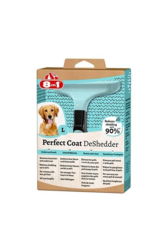 8 in 1 Perfect Coat Köpek Tüy Toplayıcı Tarak Large
