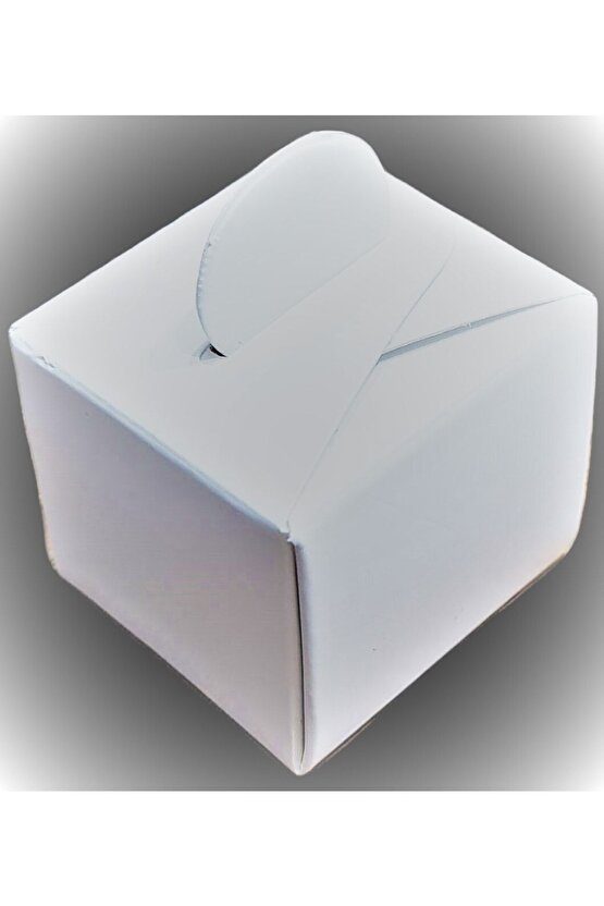 Lokum Kutusu 5,5x4x4 Cm 50 Adet Gümüş