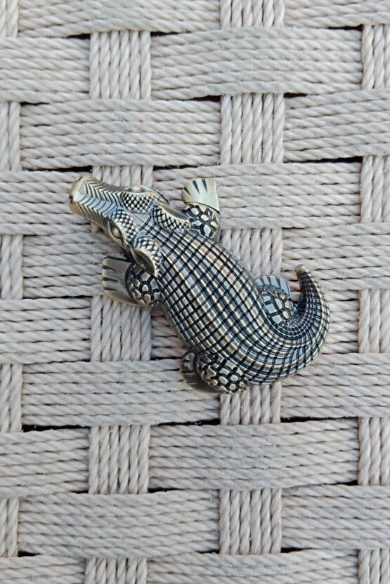 Timsah Crocodile Alligator Kabartmali Manyetolu Purmuz cakmak