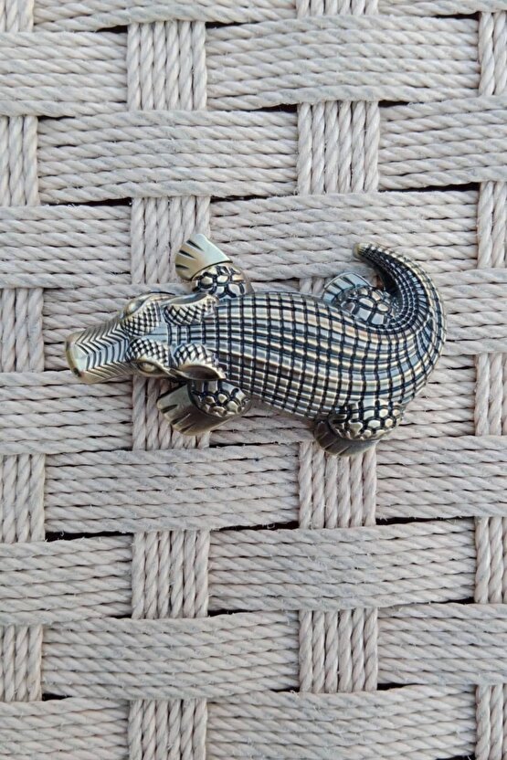 Timsah Crocodile Alligator Kabartmali Manyetolu Purmuz cakmak
