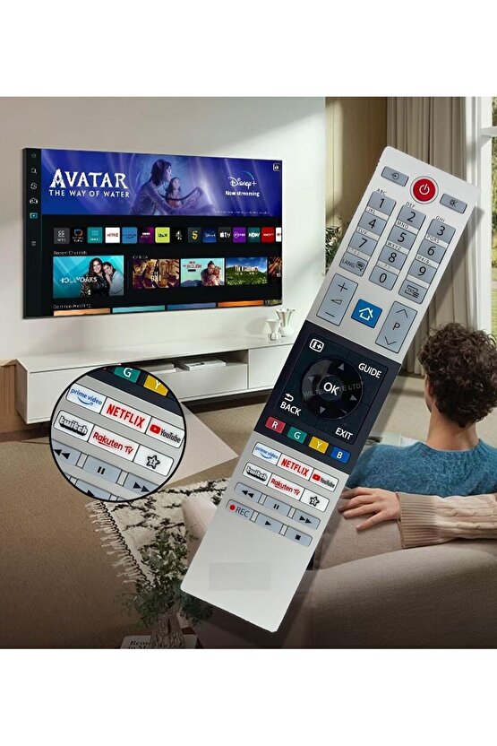 Toshiba Ct-8561 Smart Led Tv Kumandası