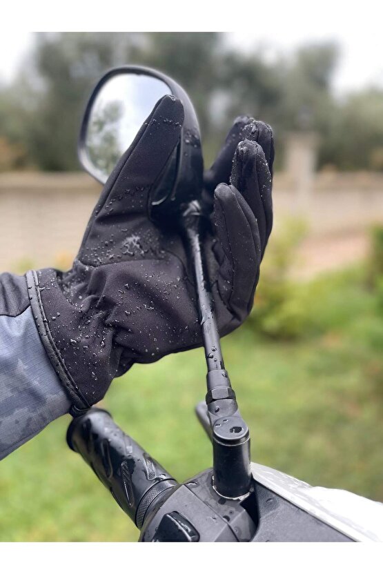 Prosev  Su Rüzgar Geçirmez Kışlık Motorcu Eldiven Telefon Dokunmatik Özellikli Kışlık Eldiven
