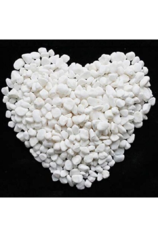 Beyaz Dolomit Taş 5 Kg 1-2 Cm Dere Çakıl Taşı Saksı Taşı Akvaryum Teraryum Taşı Bahçe Taşı 20no.3m