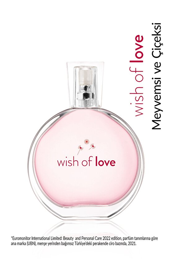 Wish Of Love Kadın Parfüm Edt 50 Ml. Üçlü Set