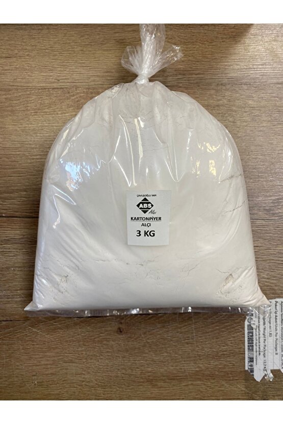 Çabuk Donan Alçı (KARTONPİYER ALÇISI) 3kg - Pürüzsüz Yüzey
