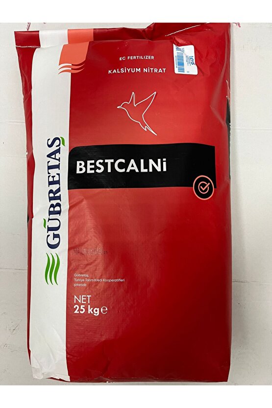 Bestcalni Kalsiyum Nitrat Kalsiyum İçerikli Gübre 25 kg