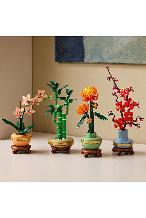 ® Botanicals Mini Orkide 10343 - 18+ Çiçek Model Yapım Seti (274 Parça)