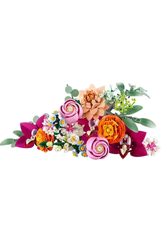 ® Botanicals Pembe Çiçek Buketi 10342 - 18+ Çiçek Model Yapım Seti (749 Parça)