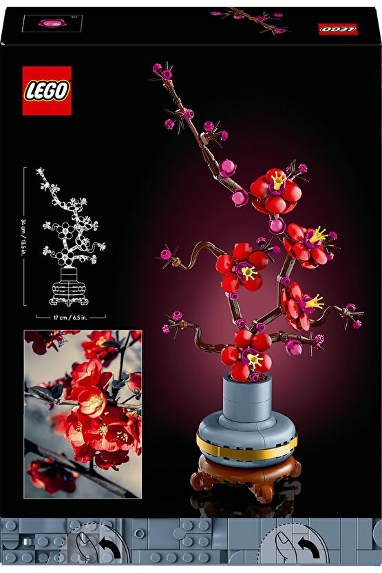 ® Botanicals Erik Çiçeği 10369 - 18+ Yaratıcı Model Yapım Seti (327 Parça)