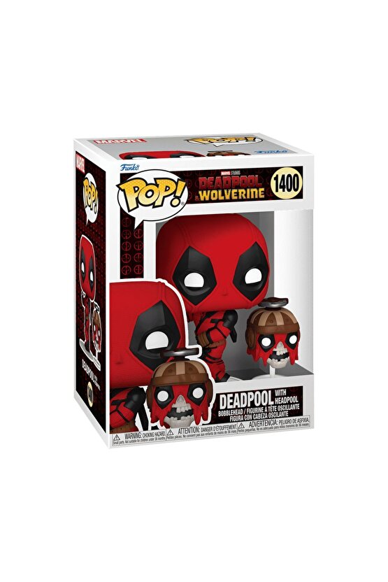 Pop - Deadpool & Wolverine 2024 - Deadpool with Headpool Figür
