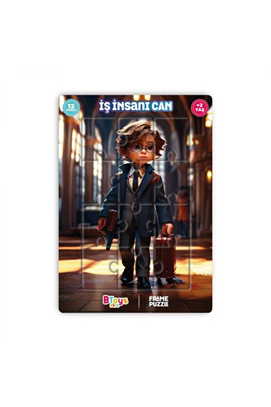 5 Adet Lisanslı 12 Parça Btoys Can Frame Puzzle(5 Adet Puzzle Gönderilecektir.)