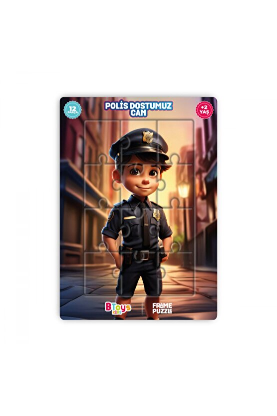 5 Adet Lisanslı 12 Parça Btoys Can Frame Puzzle(5 Adet Puzzle Gönderilecektir.)