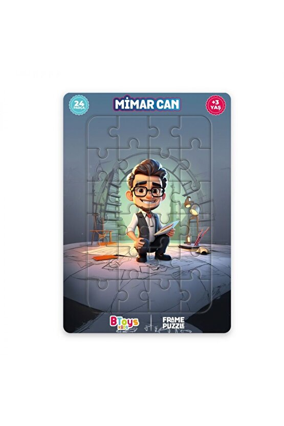 5 Adet Lisanslı 24 Parça Btoys Can Frame Puzzle(5 Adet Puzzle Gönderilecektir.)