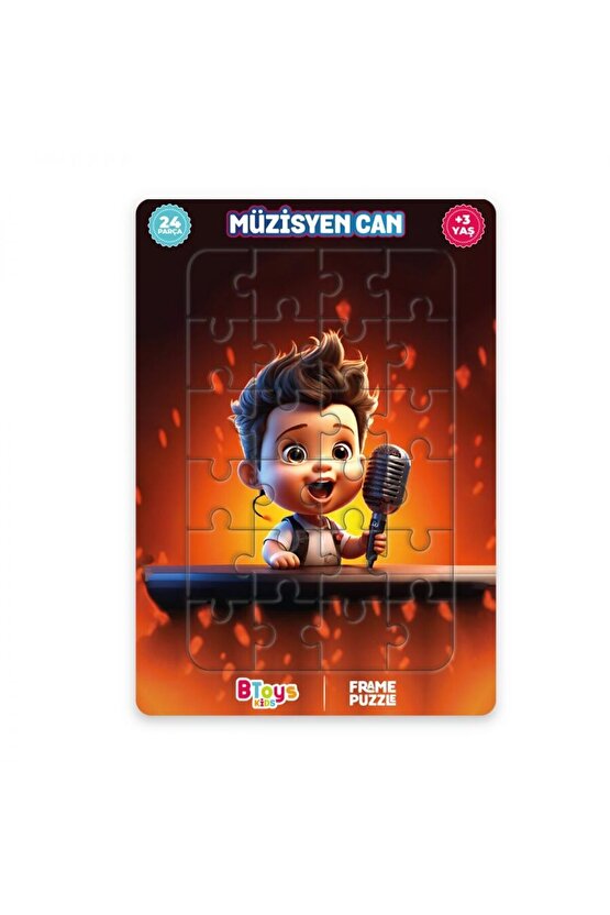 5 Adet Lisanslı 24 Parça Btoys Can Frame Puzzle(5 Adet Puzzle Gönderilecektir.)