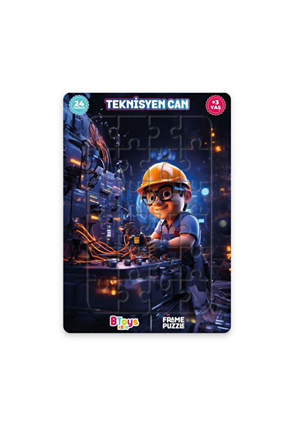 5 Adet Lisanslı 24 Parça Btoys Can Frame Puzzle(5 Adet Puzzle Gönderilecektir.)