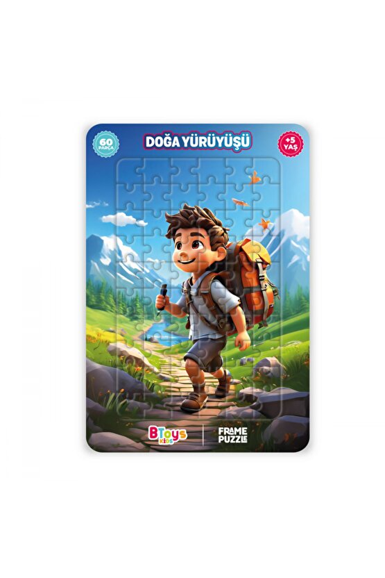 6 Adet Lisanslı 60 Parça Btoys Can Frame Puzzle(6 Adet Puzzle Gönderilecektir.)