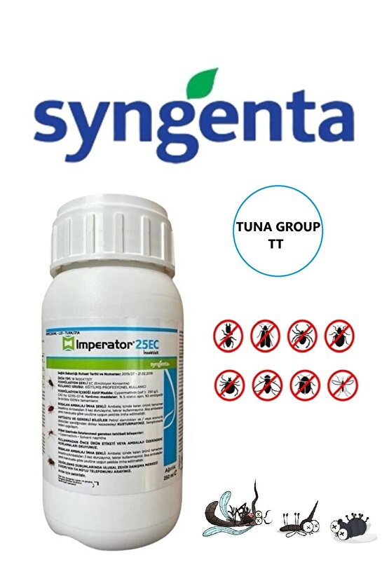 Imperator 25 Ec 250 ml Karınca - Böcek- Sinek- Hamamböceği Ilacı (İLAÇ KOKUSU VARDIR. S.K.T 2027)