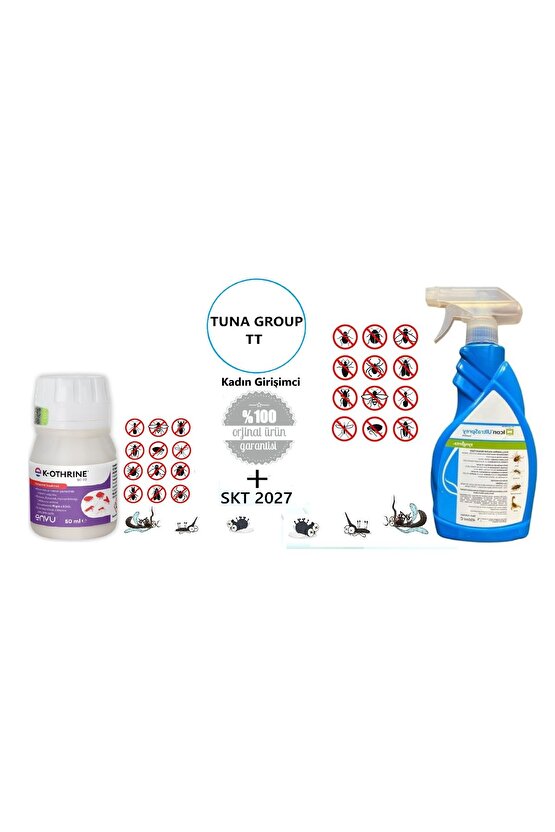 envu K-othrine sc 50 ml ve icon sprey 450 ml ikilisi 2027
