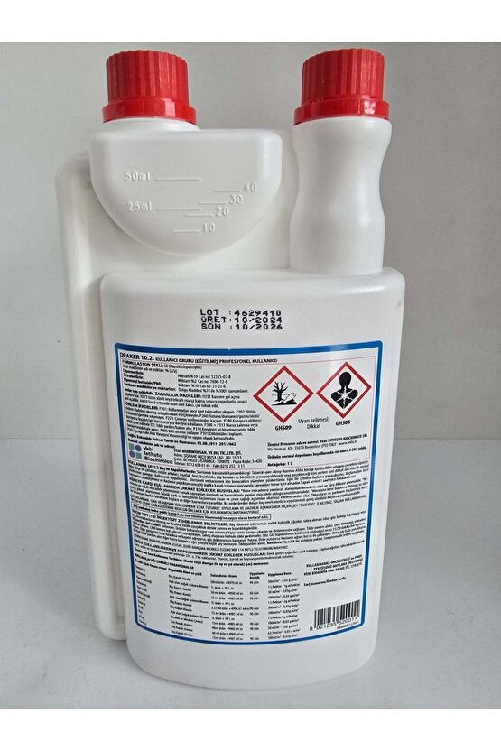 Draker 10.2 Cs Kokusuz Haşere Öldürücü | 1 Litre