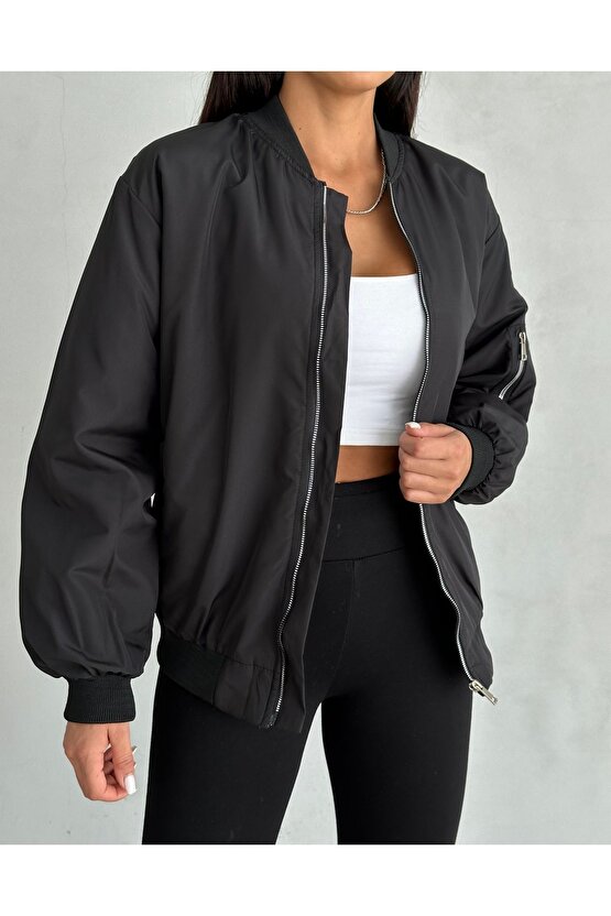 Unisex Bomber Kolej Ceket