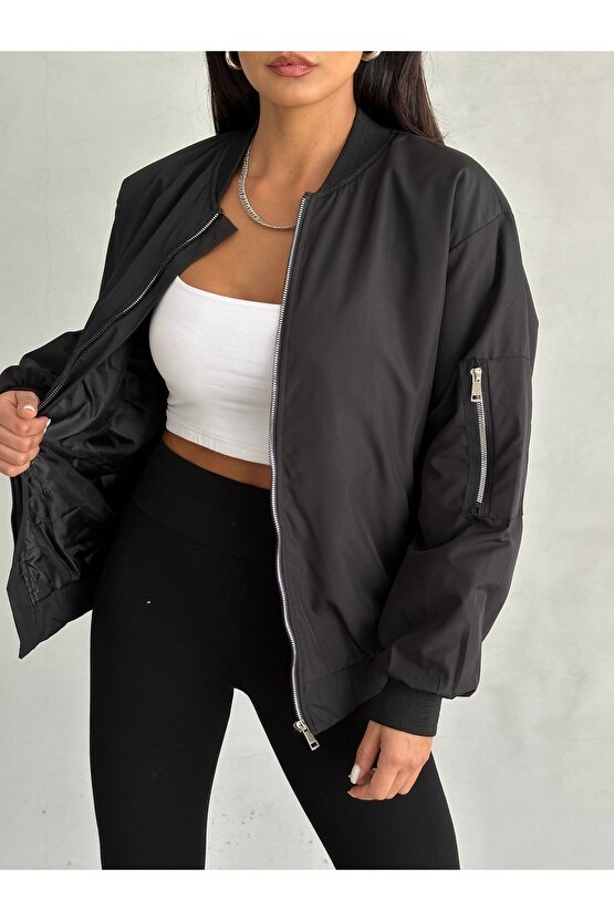 Unisex Bomber Kolej Ceket
