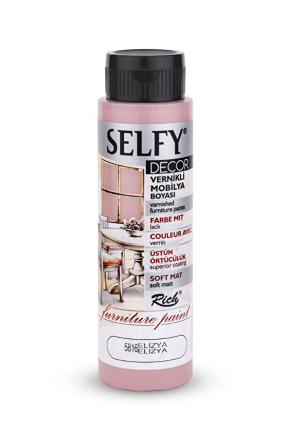 Selfy Decor Vernikli Mobilya Boyası 500 Cc Elizya