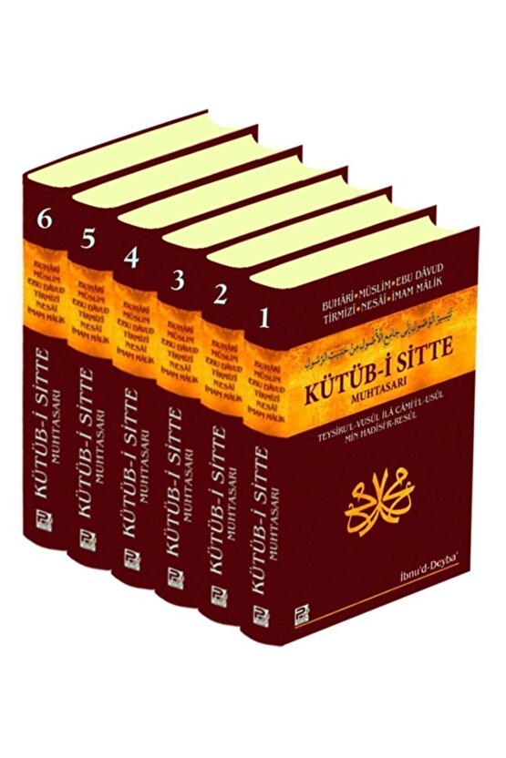 Kütübi Sitte Muhtasarı 6 Cilt Takım - Ibnud Deyba - Karınca Polen