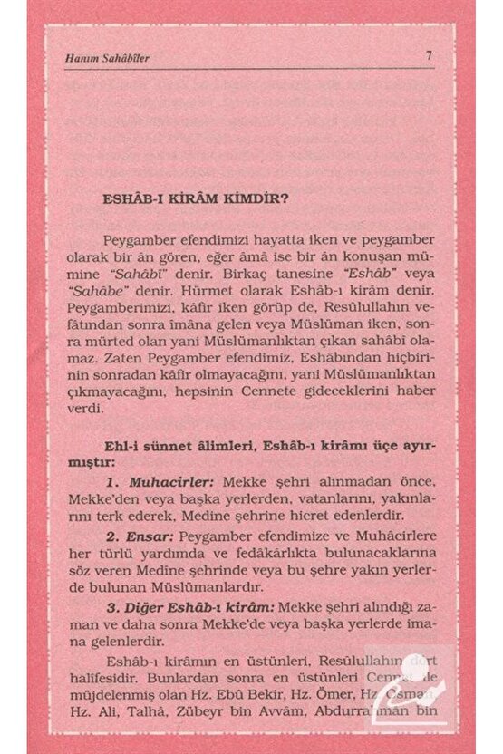 Kadın Şahsiyetler Ve Hanım Sahabiler
