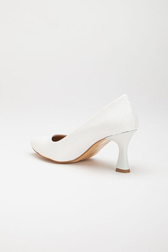 Stiletto 7 Cm Beyaz Cilt