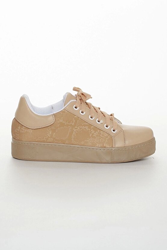 Kadın Nude Spor Ayakkabı Sneaker